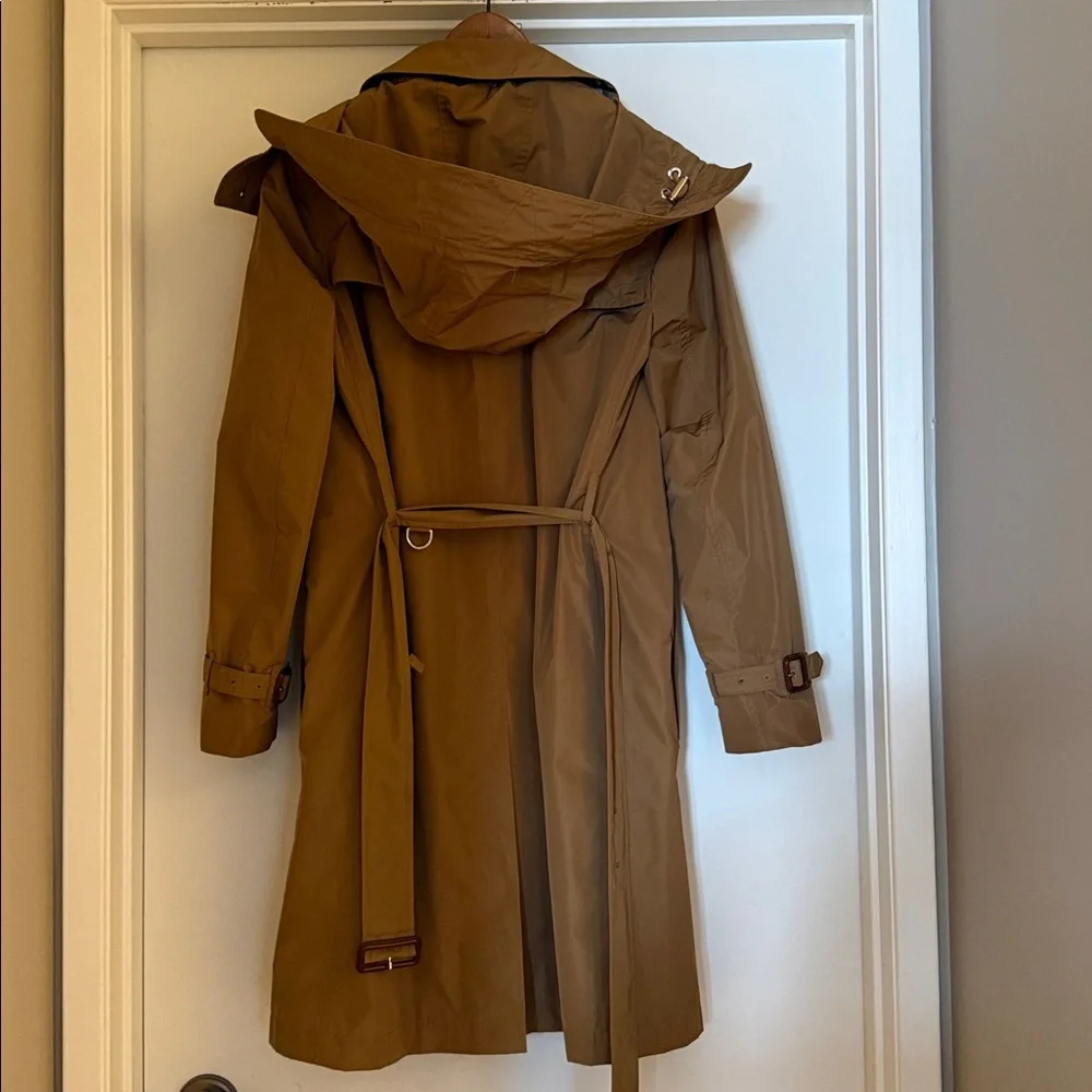 Burberry taffeta trench coat size US 4 - Picture 4 of 13